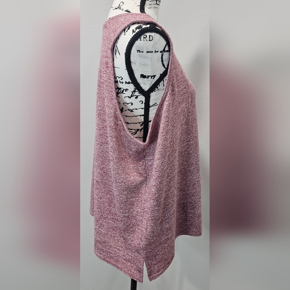 Eddie Bauer Women's Red/White Tight Knit Tank Top Size 2XL - Picture 5 of 12